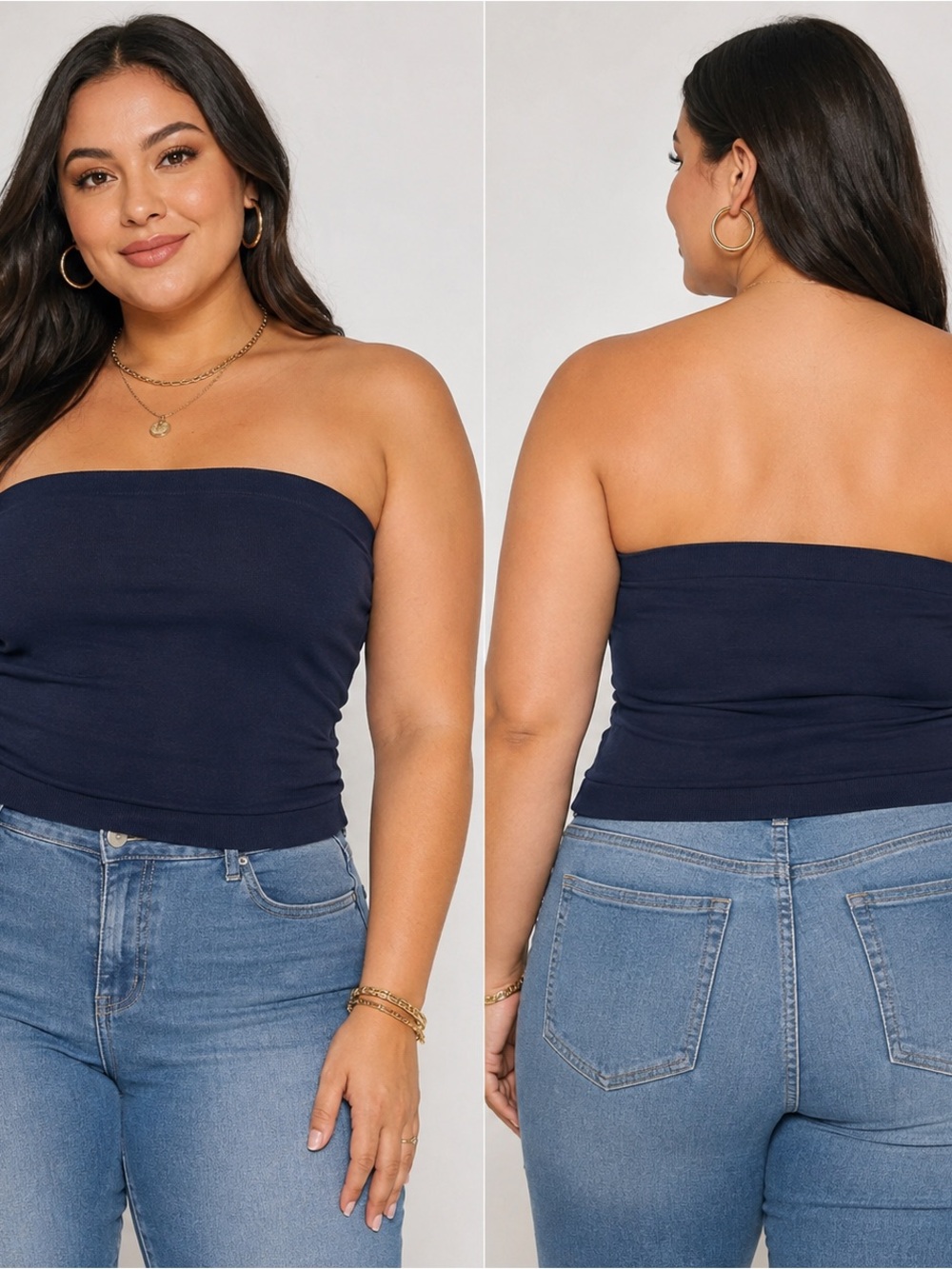 Universal Thread Navy Strapless Tube Camisole